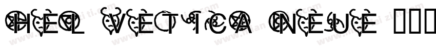 HEL VETICA NEUE 85字体转换